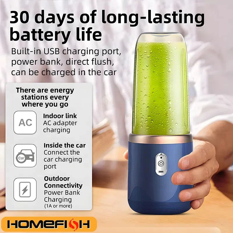 GoSmoothie 2-in-1 Portable Blender